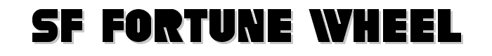SF Fortune Wheel font